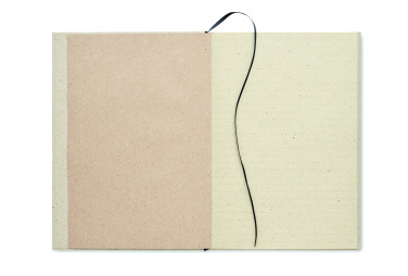 Logotrade advertising product image of: A5 grass notebook 80 lined