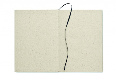 Logo trade promotional item photo of: A5 grass notebook 80 lined