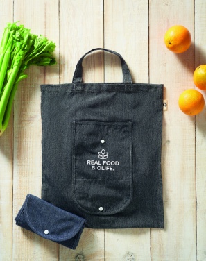 Logo trade promotional items picture of: Foldable shopper bag 140 gr/m²