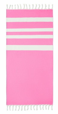 Logo trade promotional products image of: Hamman towel blanket 140 gr/m²
