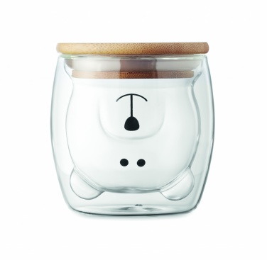 Logo trade advertising product photo of: Double wall borosilicate mug