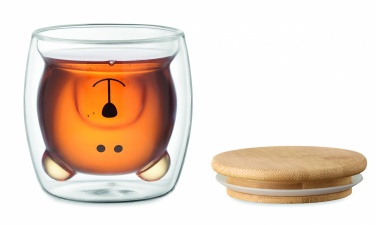 Logo trade promotional item photo of: Double wall borosilicate mug