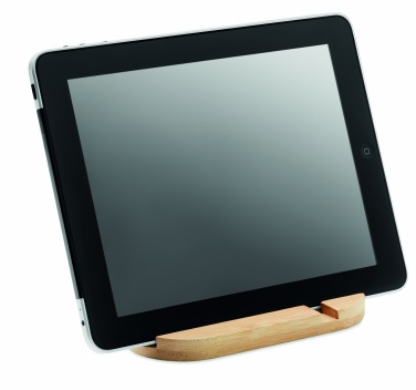 Logotrade promotional item image of: Bamboo tablet/smartphone stand
