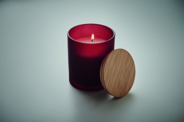 Logo trade promotional merchandise image of: Plant based wax candle 280 gr