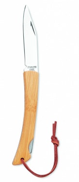 Logotrade promotional gifts photo of: Foldable knife in bamboo