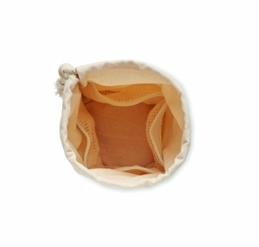 Logo trade promotional gifts image of: Small Organic cotton bag