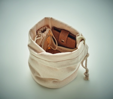 Logo trade promotional merchandise picture of: Small Organic cotton bag