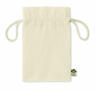 Logo trade promotional merchandise photo of: Small organic cotton gift bag