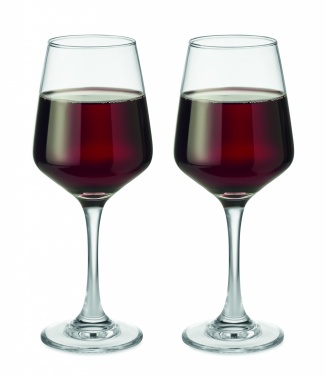 Logotrade promotional item image of: Set of 2 wine glasses