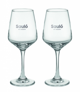 Logotrade promotional product image of: Set of 2 wine glasses