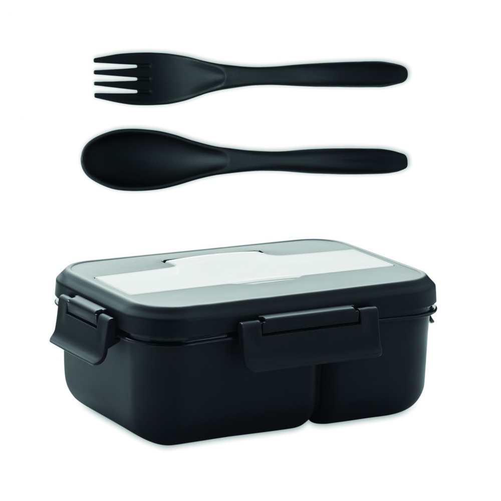 Logotrade promotional giveaways photo of: Lunch box with cutlery in PP