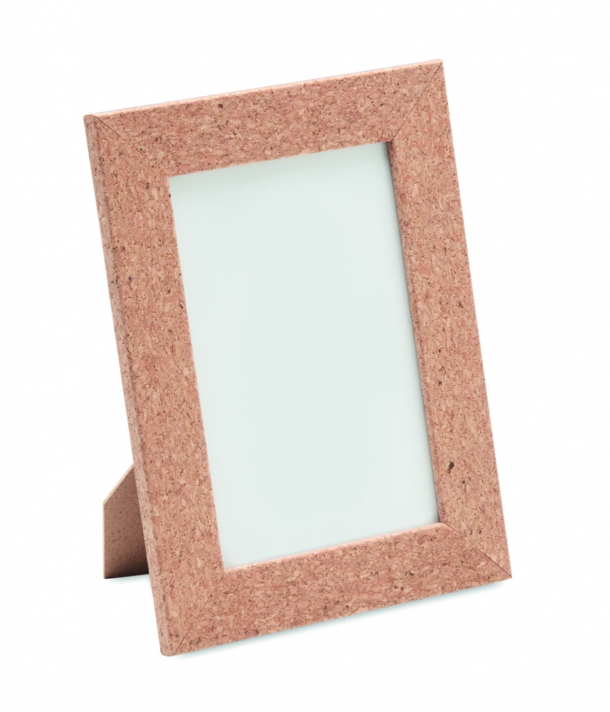 Logo trade promotional giveaways image of: Cork photo frame