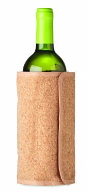 Logo trade promotional items image of: Soft wine cooler in cork wrap