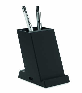 Logo trade promotional giveaways image of: Wireless charger ABS 15W