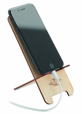 Logotrade promotional item picture of: Birch Wood phone stand