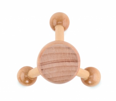 Logo trade advertising product photo of: Hand held massager in wood