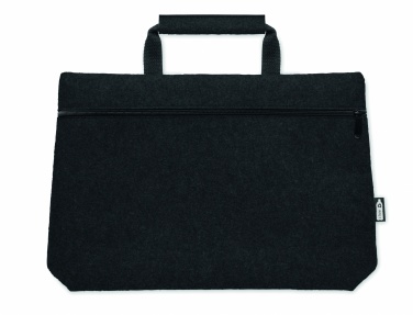 Logo trade advertising product photo of: RPET felt zippered laptop bag