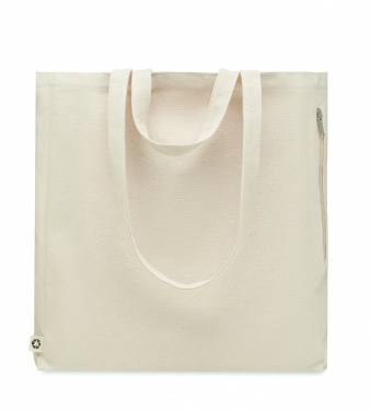 Logo trade promotional products image of: Recycled cotton shopping bag