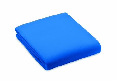 Logo trade promotional items image of: RPET fleece blanket 130gr/m²