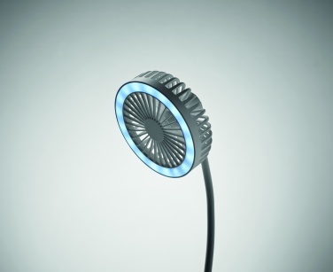 Logotrade promotional gifts photo of: Desktop charger fan with light