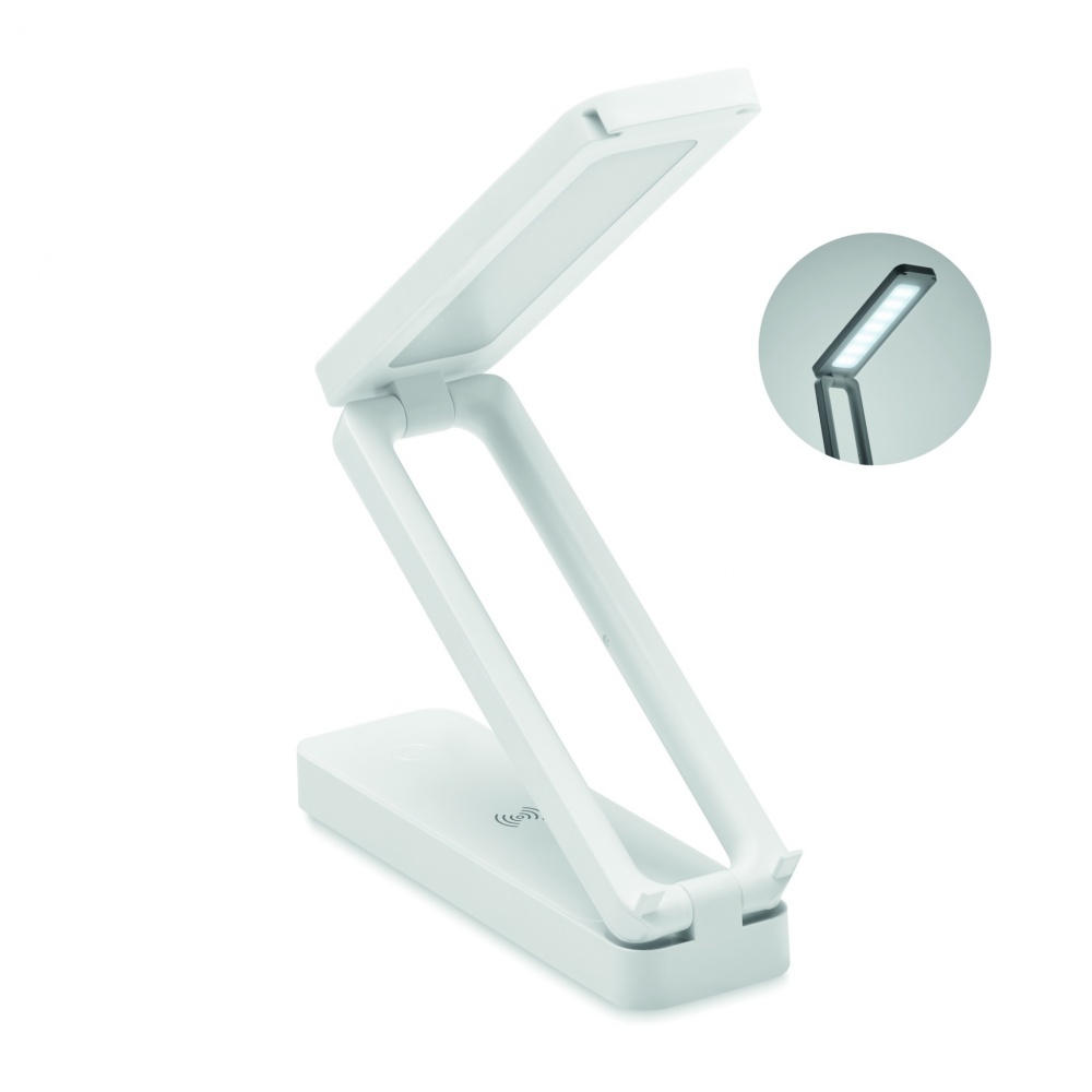 Logotrade promotional merchandise photo of: Lamp and wireless charger 10W
