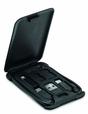 Logo trade advertising products image of: 3 in 1 Cable with phone stand