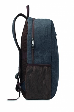 Logo trade business gifts image of: Laptop backpack in canvas