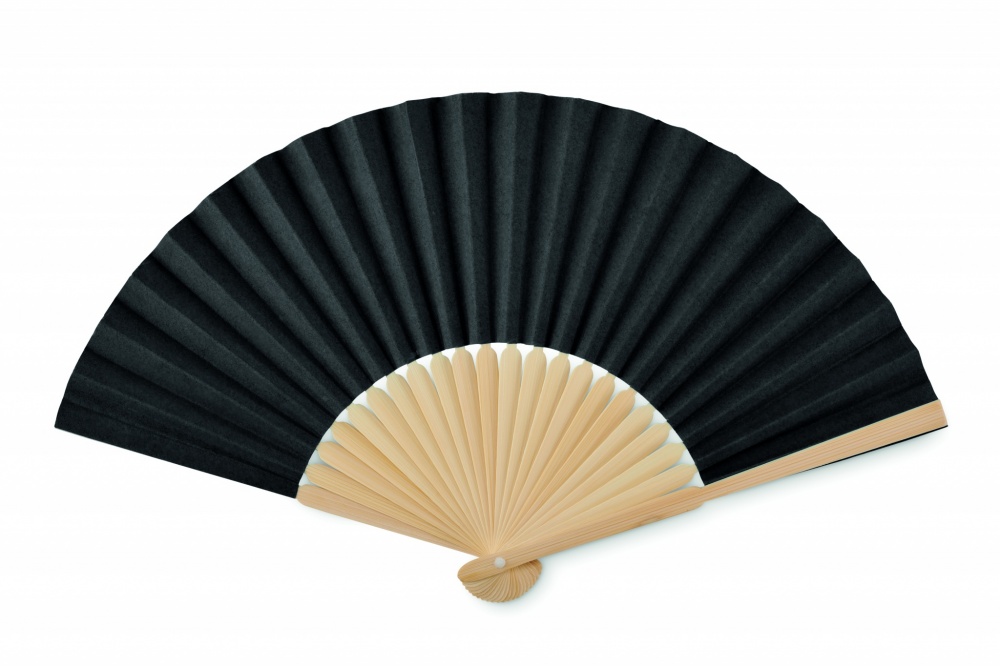 Logo trade advertising products picture of: Manual hand fan