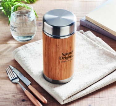 Logotrade promotional item image of: Double wall food jar 600 ml