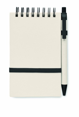 Logo trade advertising products picture of: A6 milk carton notebook set