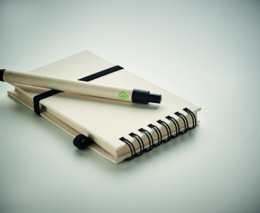 Logo trade corporate gift photo of: A6 milk carton notebook set