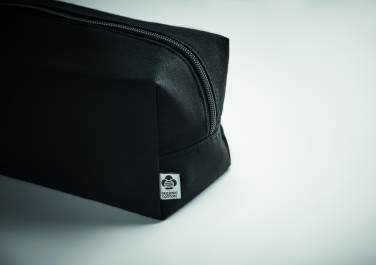 Logotrade promotional item picture of: Canvas cosmetic bag 220 gr/m²
