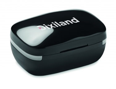 Logo trade promotional merchandise picture of: TWS earbuds with charging case