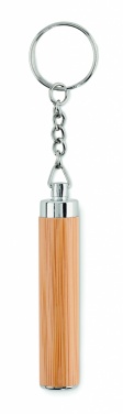 Logotrade promotional items photo of: Mini bamboo torch with keyring