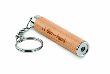 Logo trade promotional product photo of: Mini bamboo torch with keyring