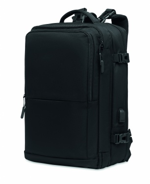 Logo trade business gift photo of: Backpack 600D RPET