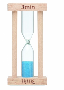 Logotrade corporate gift picture of: Wooden sand timer 3 minutes