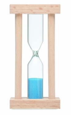 Logotrade promotional merchandise picture of: Wooden sand timer 3 minutes