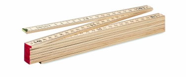 Logotrade advertising product image of: Carpenter ruler in wood 2m