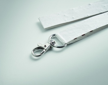 Logo trade promotional merchandise picture of: Seed paper lanyard w/hook