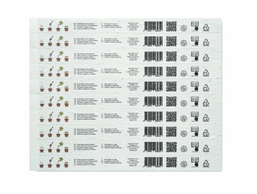 Logotrade corporate gift picture of: Sheet of seed paper wristbands