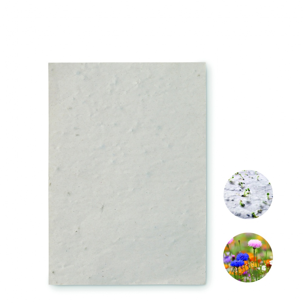 Logotrade business gift image of: A6 wildflower seed paper sheet
