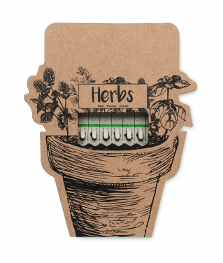 Logotrade promotional giveaway image of: Herb seeds sticks