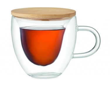 Logo trade corporate gifts picture of: Double wall borosilicate glass