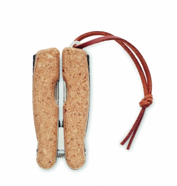 Logotrade promotional item image of: Multi tool pocket knife cork