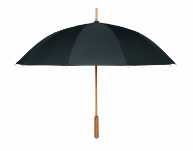Logo trade promotional products picture of: 23,5 inch RPET/bamboo umbrella