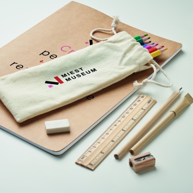 Logotrade advertising product image of: Kids drawing set in drawstring