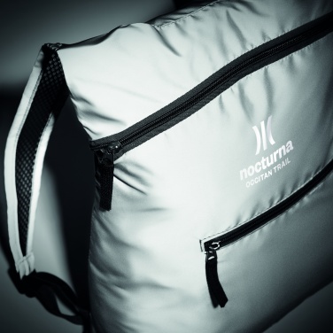 Logo trade promotional giveaways picture of: Foldable reflective sports bag