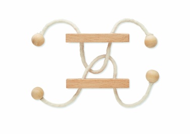 Logotrade promotional gift picture of: Wooden brain teaser rectangle