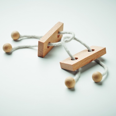 Logotrade promotional gift picture of: Wooden brain teaser rectangle